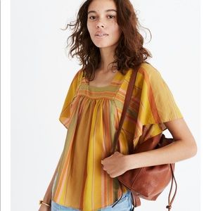 MADEWELL | striped butterfly top